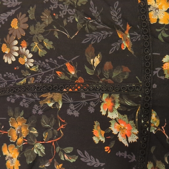 Black botanical dex dress - Picture 2 of 4